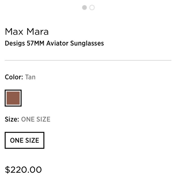 NEW Max Mara Aviator Sunglasses - Picture 5 of 6